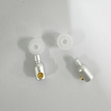 (White) DIY Headset Earbuds with MMCX Pluggable Connector, Vocal-Optimized, Metal Shell