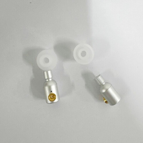 (White) DIY Headset Earbuds with MMCX Pluggable Connector, Vocal-Optimized, Metal Shell