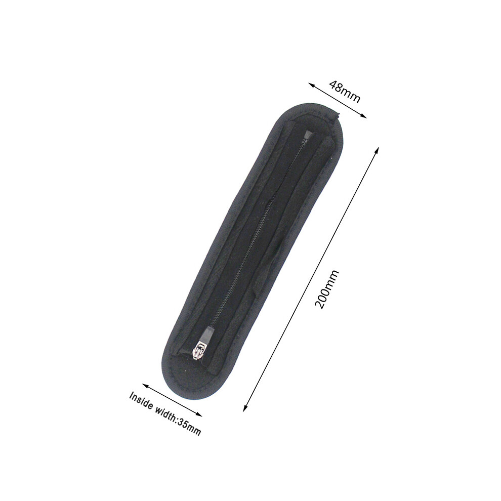 ( Large) For Bose/Akg Zipper Headphone Head Beam Cover Universal Headband Cushion Black 320997677291