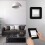 CANGCANG 3PCS Light Switch Surround Black, Light Switch Protector Cover Plates, Self Adhesive Simple Light Switch Plates Frame, Wall Socket Stickers 3
