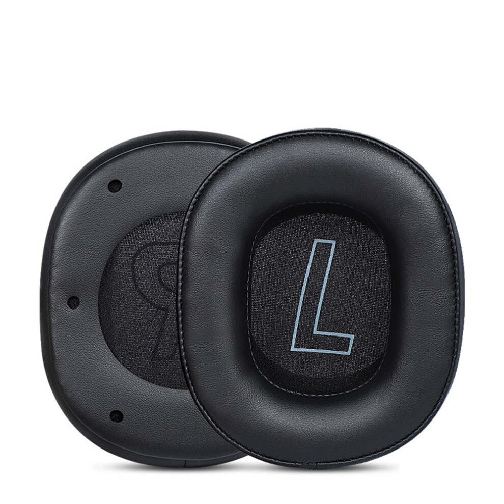 (Black) 2Pcs Ear Pads Cushion Cover Replacement Repair Parts For Edifier Hecate G2 Black 320997661511