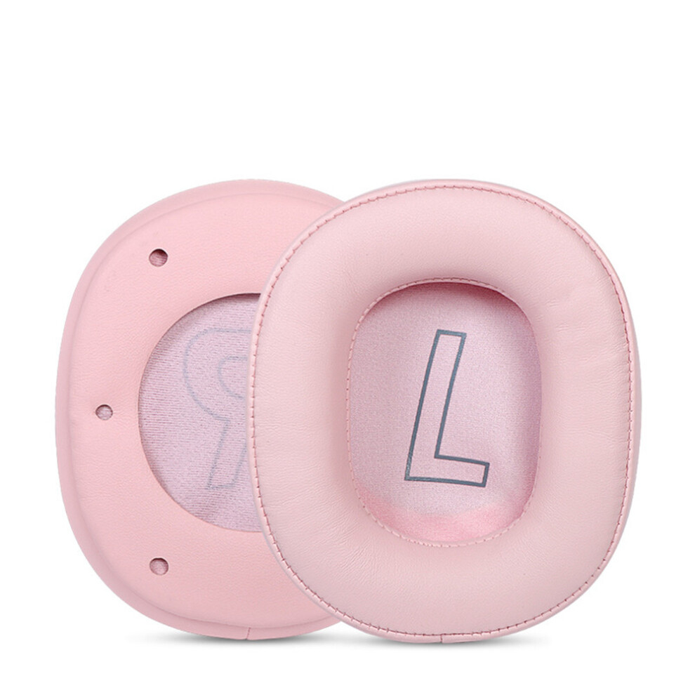(Pink) 2Pcs Ear Pads Cushion Cover Replacement Repair Parts For Edifier Hecate G2 Pink 320997661535