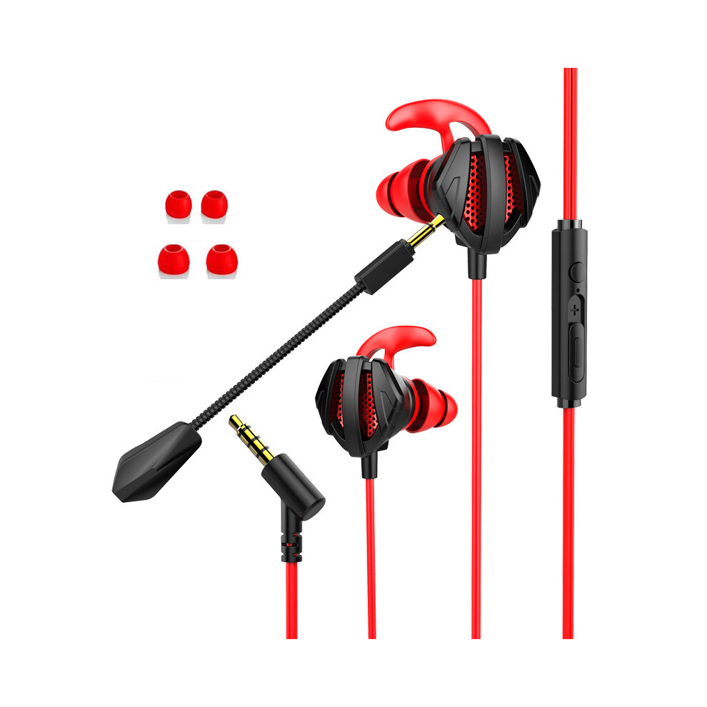 (Red) Headset Wi With Microphone For Pubg Ps4 Csgo Casque Laptop Universal Gaming Red 320997663331