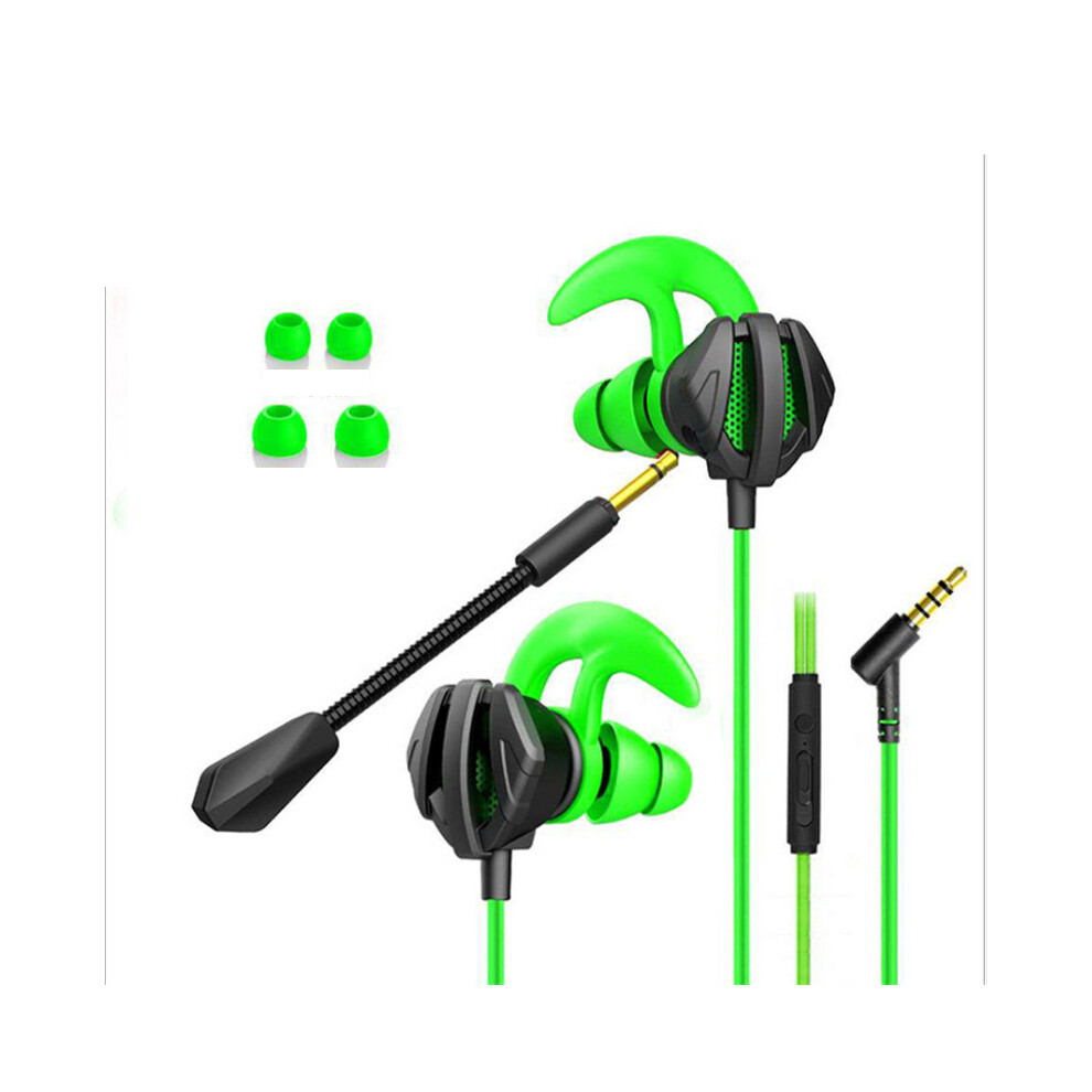 (Green) Headset Wired With Microphone For Pubg Ps4 Csgo Casque Laptop Universal Gaming Green 320997663355