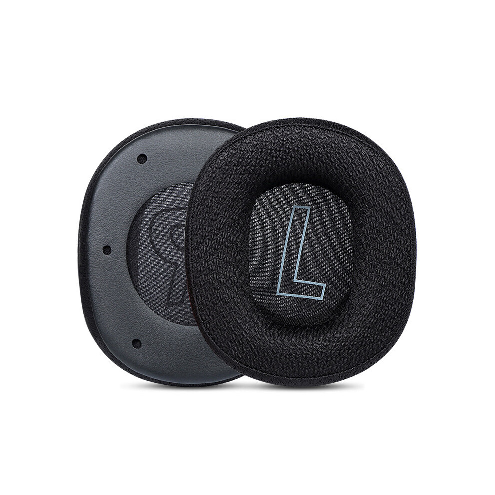 (Black) L+R Ear Pads Cushion Cover For Edifier Hecate G2 Headphone Replacement Black 320997667667
