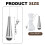 Shenlee 1 Pcs Bathroom Pull Cord Handle Teardrop Chrome Pull String Switch, Pull Cord Handle Chrome Teardrop Pendant Weight Connector with 150cm 2