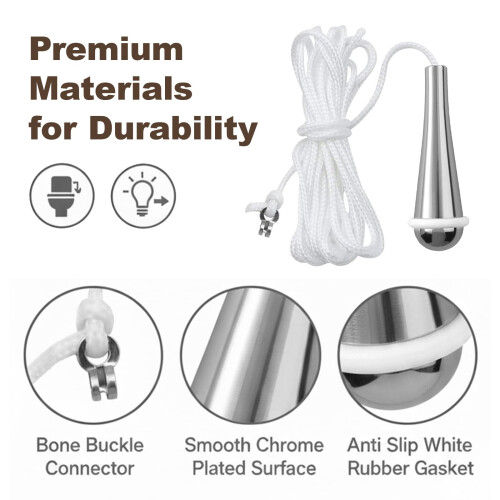 Shenlee 1 Pcs Bathroom Pull Cord Handle Teardrop Chrome Pull String Switch, Pull Cord Handle Chrome Teardrop Pendant Weight Connector with 150cm 2