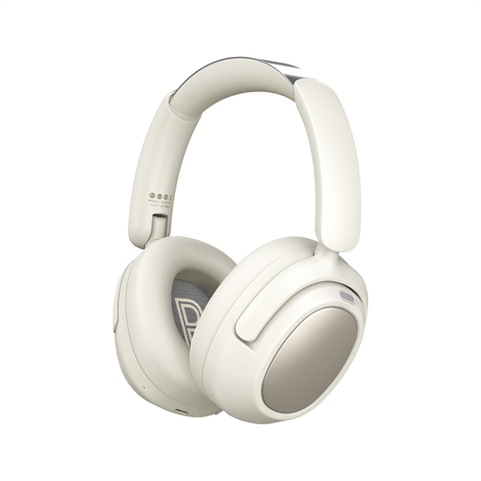 (White) Noise Canceling Wireless Over-Ear Headphones Anc Bluetooth-Compatibility Headset White 320997685784