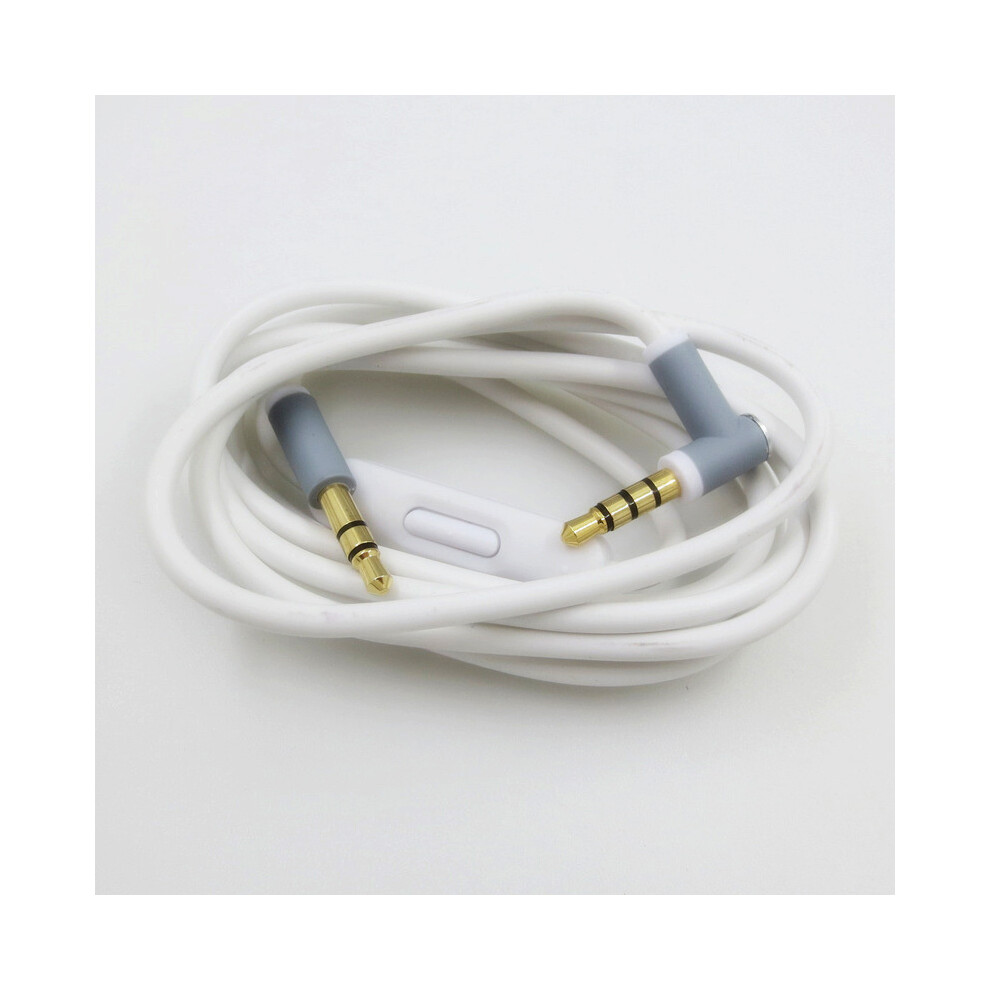 (White) 3.5Mm Cable For Ios Android Microphone Headphones High Quality Extension Adapter White 320997685586