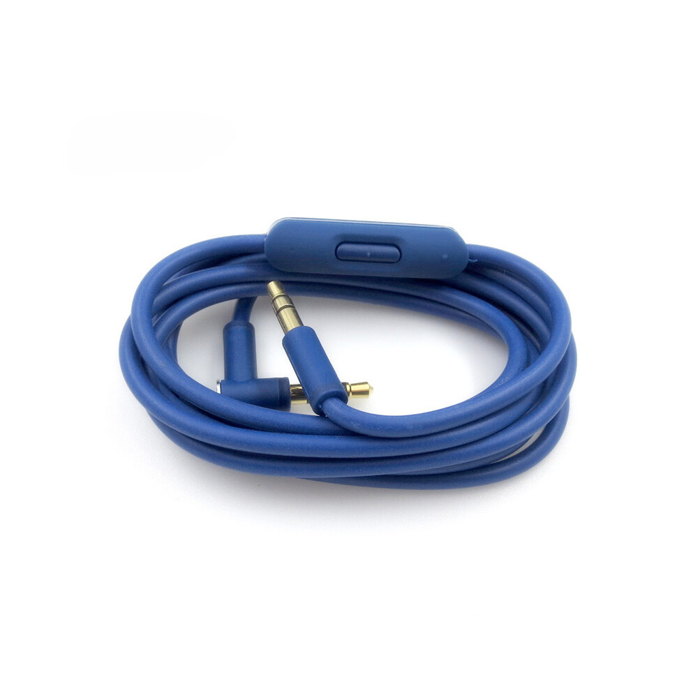 (Blue) 3.5Mm Cable For Ios Android Microphone Headphones High Quality Extension Adapter Blue 320997685593