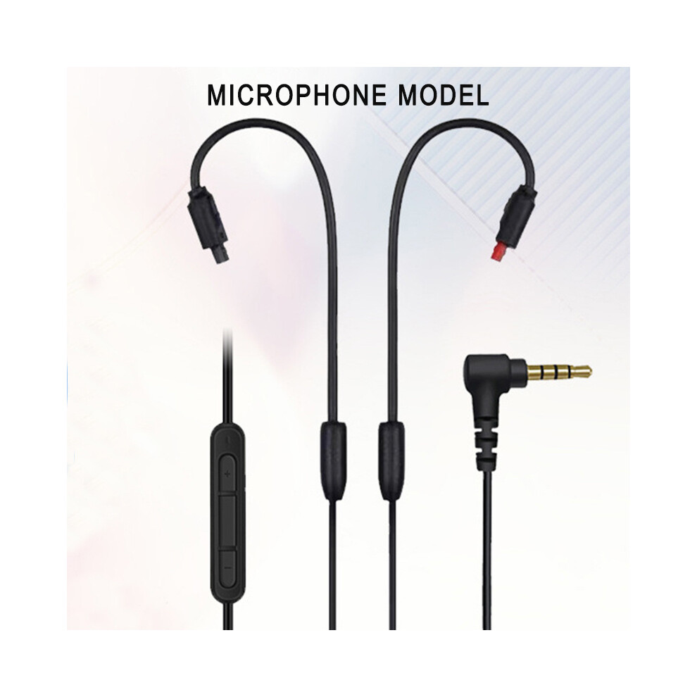 (Mic Model) 1.2M Cable For Audio Technica Ath-Im70 Im50 Im04/03/02/01 Headphone Replacements 320997668046