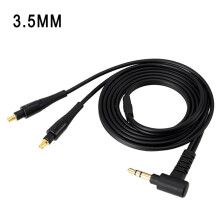 (Black-3.5MM) BALANCED HIFI Audio Cable For Audio Technica ATH-MSR7B SR9 ES770H 750 ESW990H