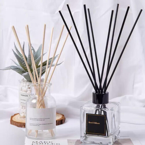 100pcs Reed Diffuser Sticks - 7 Inch Fragrance Refill Reed Thick Diffuser Sticks Oil Fragrance Diffuser Stick Replacement 1
