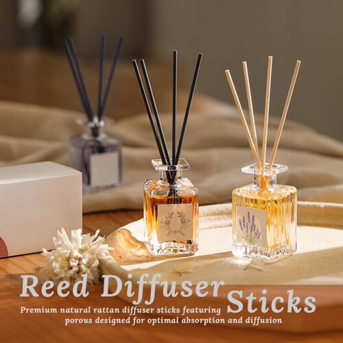 100pcs Reed Diffuser Sticks - 7 Inch Fragrance Refill Reed Thick Diffuser Sticks Oil Fragrance Diffuser Stick Replacement 2