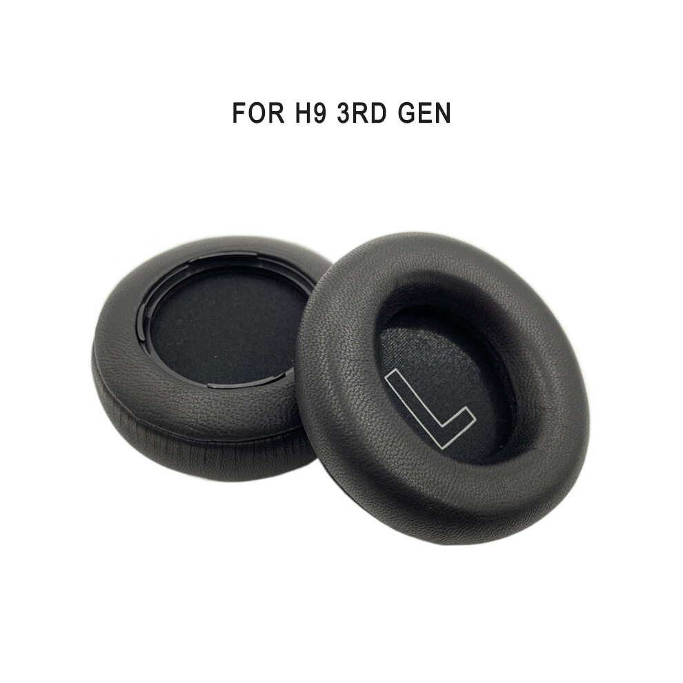 ( For H9 3Rd Gen) Ear Pads Cushion Cover Earpads For B&O Beoplay H7 H9 H9i 3Rd Gen Lambskin Black 320997667704