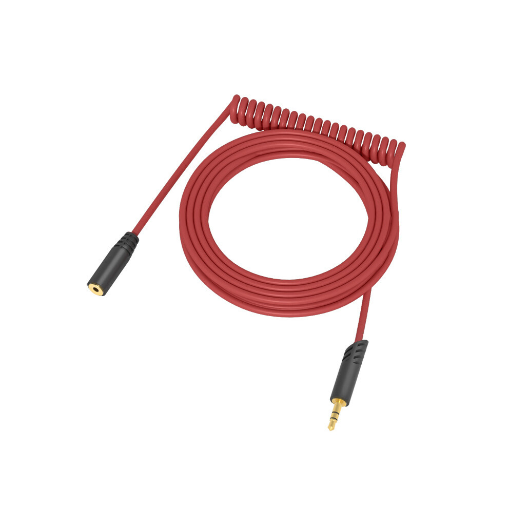 (Red) Connection Cable For Rode Vc1 3.5Mm Stereo Headphone Spring Extension Cable Red 320997668183