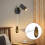 Benaewa 2 Pcs Light Pull Cord, Wood Pull Cord Handle with 150cm Extension, String Handle Connector for Bathroom, Fan Switch 5
