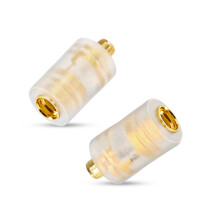 (Transparent) MMCX Female to Male Adapter for Westone W40, W80, W60, UM10, UM30 Headphones