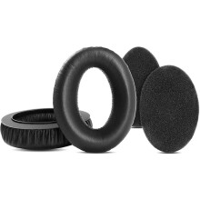 (Protein Leather) For Headphone Sennheiser HD545 HD565 HD580 HD600 HD650 Earpads Foam Pad Headband