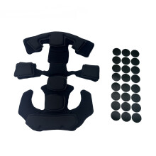 (Black) For Wendy's Helmet Suspension System Helmet Lanyard Hunting Tactical Helmet Pads