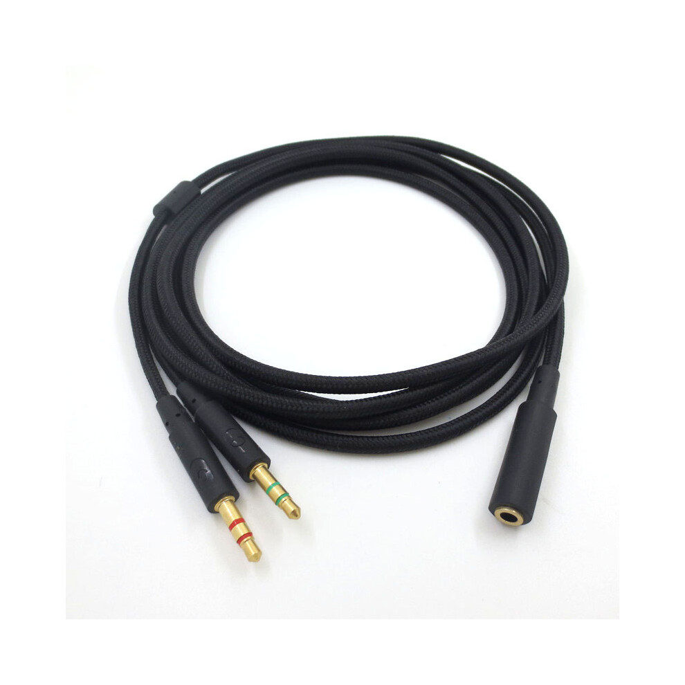 Pc Splitter For Kingston Hyperx Cloud Stinger Mix Alpha Revolver Gaming Headsets Black 320997665083