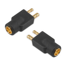 (Black) Headphone Plug For FitEar Series Male To MMCX Female Headphone Cable Adapter