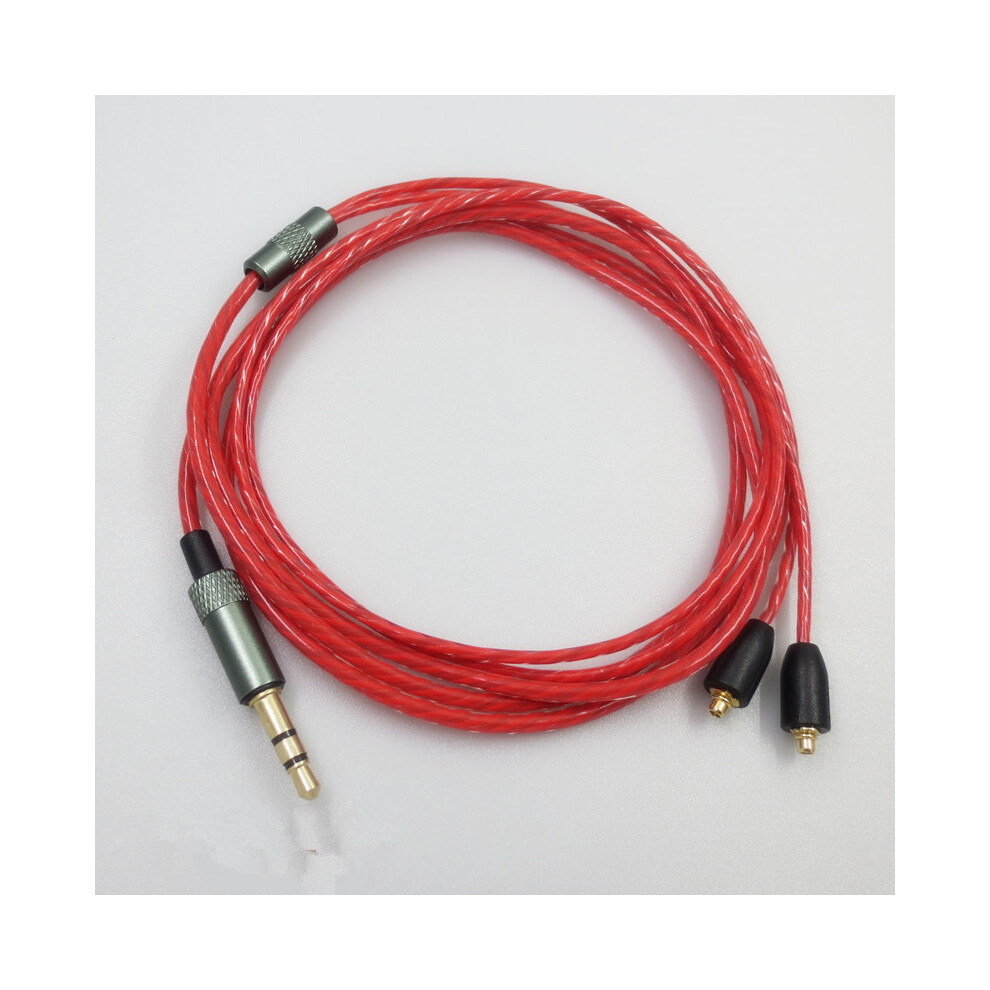 (Red) Mmcx Audio Cable Cord For Shure Se215 Se425 Se535 Se846 Ue900 Replacements Red 320997665106