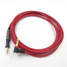 (Red) 1.4M Audio Cable For AKG K450 Q460 Replacement Headphone Cable Black Red
