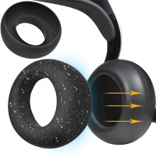 1 Pair Headphone Cover Silicone Protector for SONY PS5 PULSE ELITE Headphones