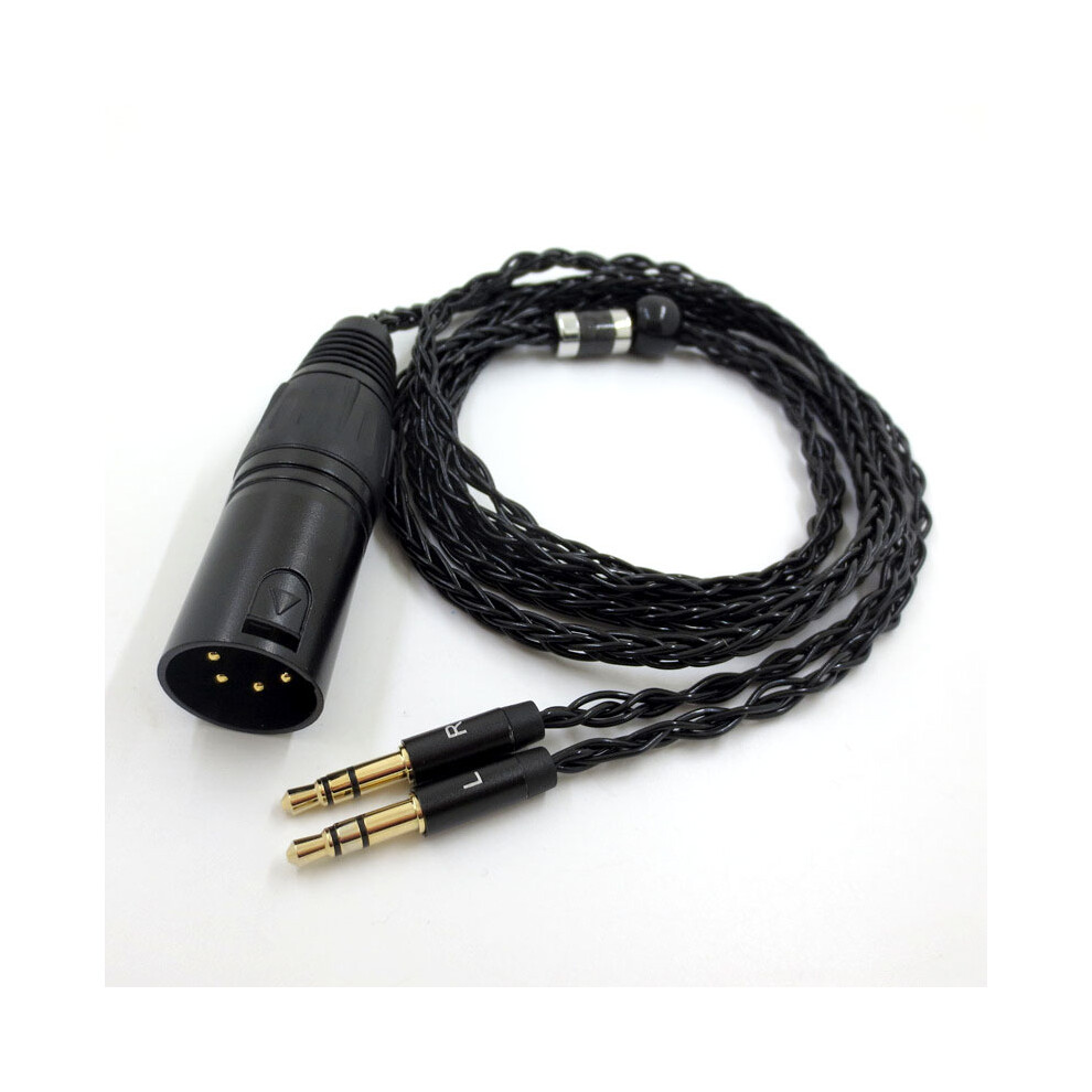 Xlr Headphone Cable For Hifiman Ananda Sundara Arya D7200 T1 T1ii Mdr-Z7 Z1r T5p Silver 320997665977