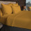 Soleil d'ocre, Pillowcase, Cotton 57 Threads, Mustard, 63 x 63 cm 2