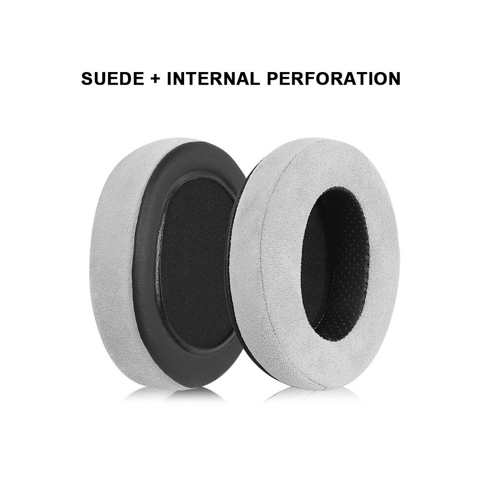 ( Patchwork) 110*90Mm 1 Pair Earpads Cushions Ear Pads Cover For Brainwavz Hm5 Headphone Gray 320997672326