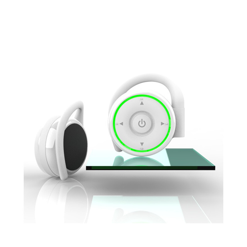 () Over-Ear Headphones Rgb -Tooth 5.0 Earbuds Ear Clip Usb Headphones Tws White/Blue 320997672517