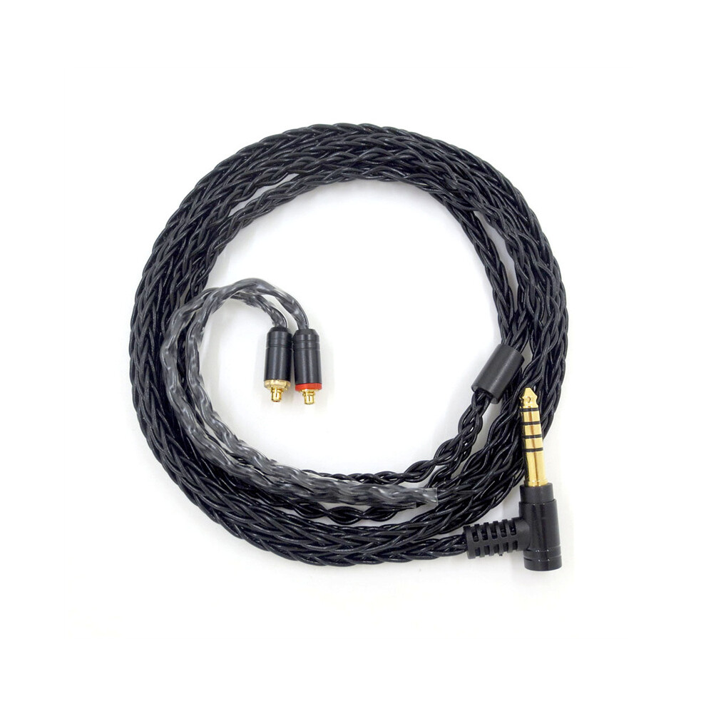 ( 4.4 Balanced) 1.2M Audio Cable For Mmcx Se215 Se535 Se846 Ue900 Balanced Headphone Cable Black 320997666110