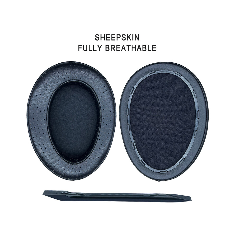 (Fully Breathable) Sheepskin Ear Pads Foam Cushion For Hifiman Ananda Bt Headphone Replacements Grain 320997666936