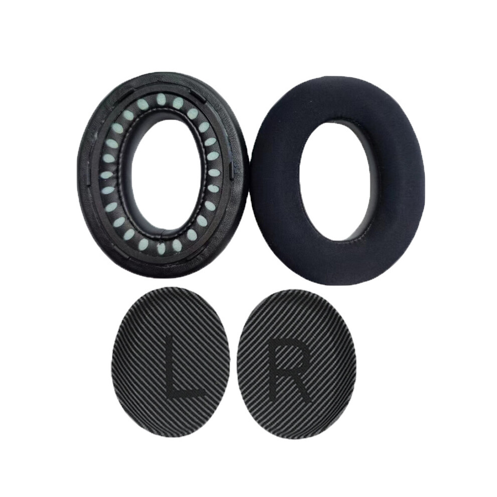 (Black) Gel Ear Pad Cushion Replacement For Bose Quietcomfort 35 Qc35 Earpad Headphone Black 320997674535