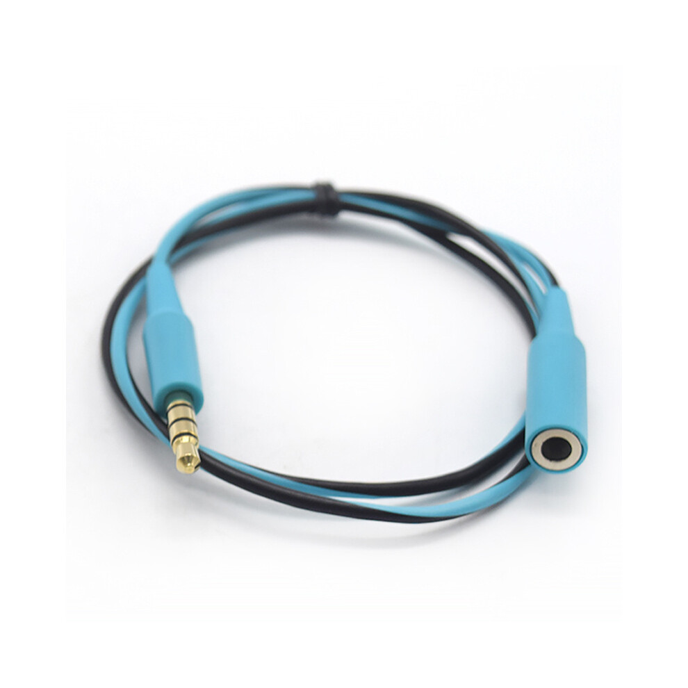 (Blue) 3.5Mm For Bose Qc15 Qc2 Qc3 Sie2 Headphone Conversion Extension Audio Cable Blue 320997673798