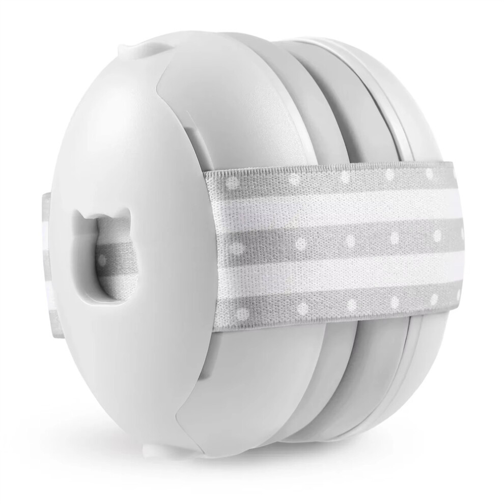 (White) Baby Ear Muff Noise Canceling Headphone For Infant Hearing Protection Earmuff White