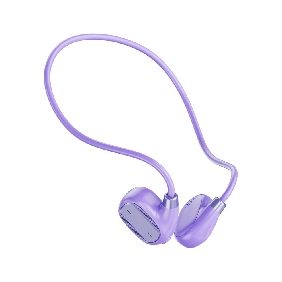 () Air Conduction Headphones Wireless Earbuds -Tooth 5.3 Outdoor Sport Headset Purple/Blue 320997673965
