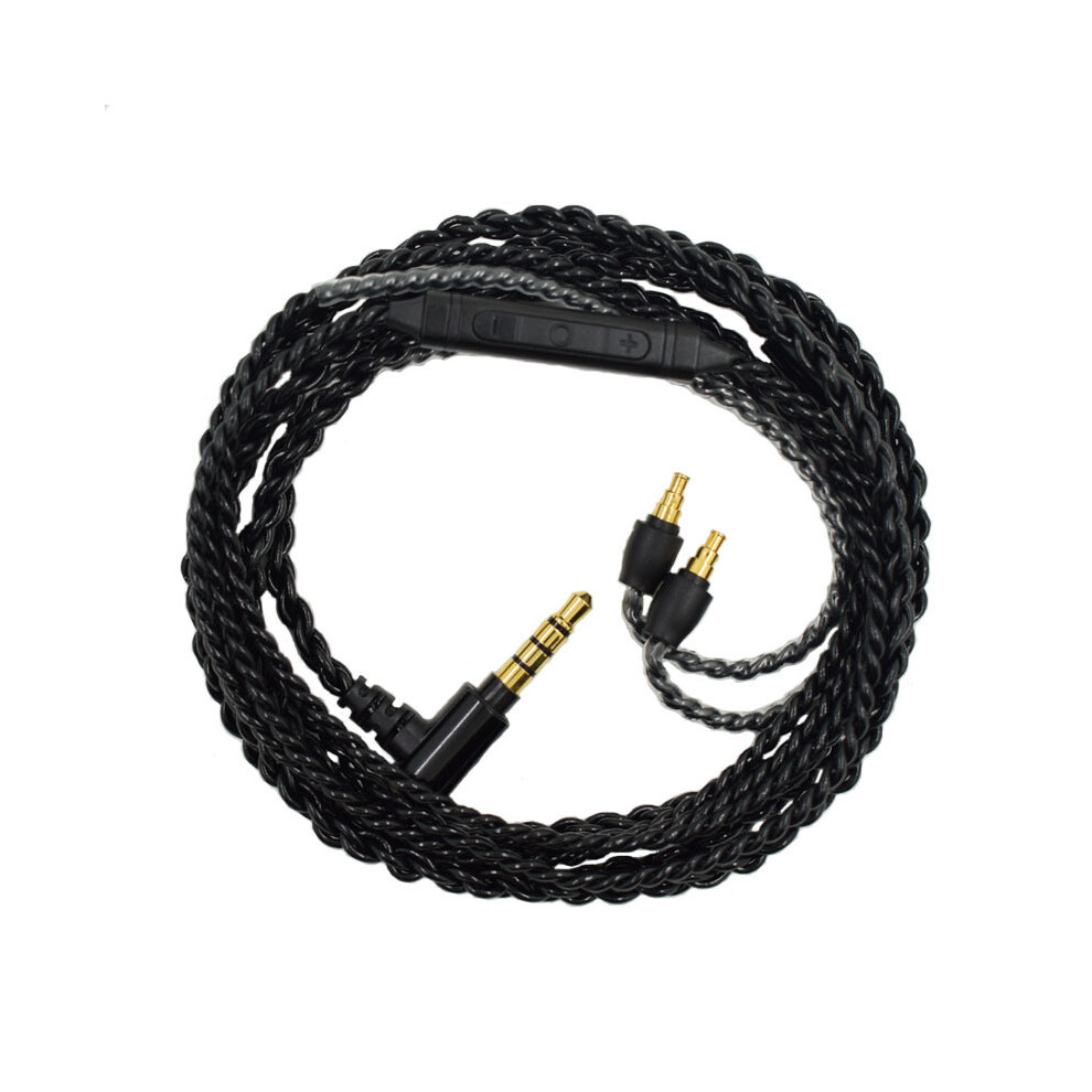 Audio Cable With Mic For Sennheiser Ie40 Pro Headphones Upgrade Cable Black 320997667353