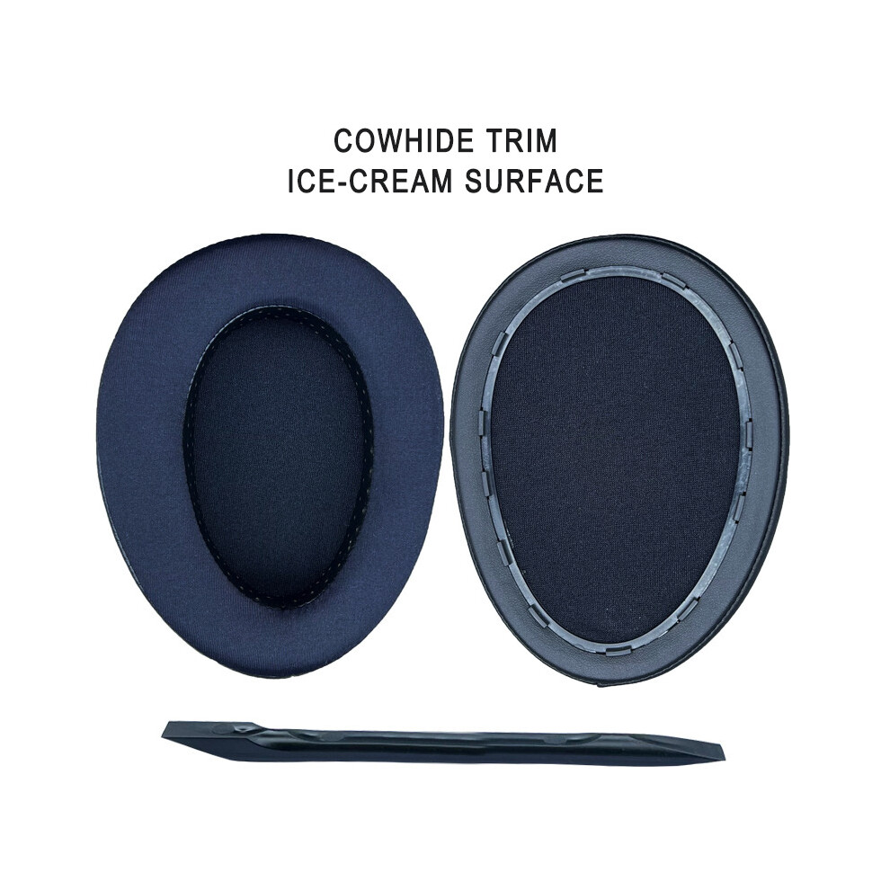 (Ice Silk Surface) Cowhide Ear Pads Foam Cushion For Hifiman Ananda Bt Headphone Replacements 320997666905