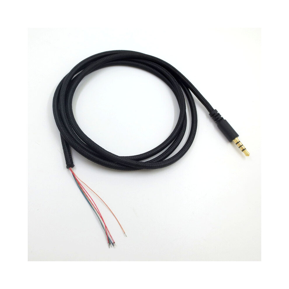 (1.1M) 1.1/1.5M Headset Repair Cable For Kingston Hyperx Cloud/Core/ Headphone Silver 320997674399