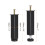 sourcing map Adjustable Height Bed Frame Support Legs Replacement Bed Rail Support Center Frame Slat Feet Risers(150mm-170mm/5.9"-7"), Black 2