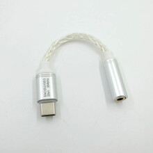 11CM Type-C To 3.5MM AUX Jack Adapter Digital Audio Decoder Headphone Audio Cord