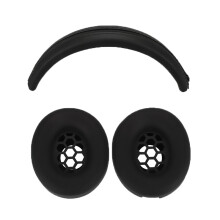(Black) Ear Cushion Headband Silicone Protective Case For Beats Studio Pro Headphones