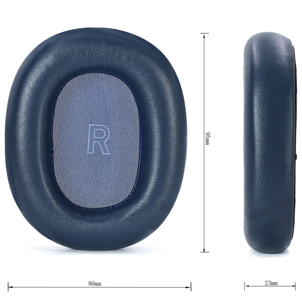 Blue (Blue) 1 Pair Headphone Replacement Sheepskin Comfort Earmuffs For B&O Beoplay H95