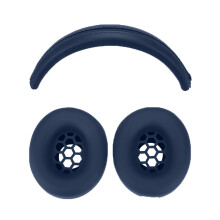 (Blue) Ear Cushion Headband Silicone Protective Case For Beats Studio Pro Headphones