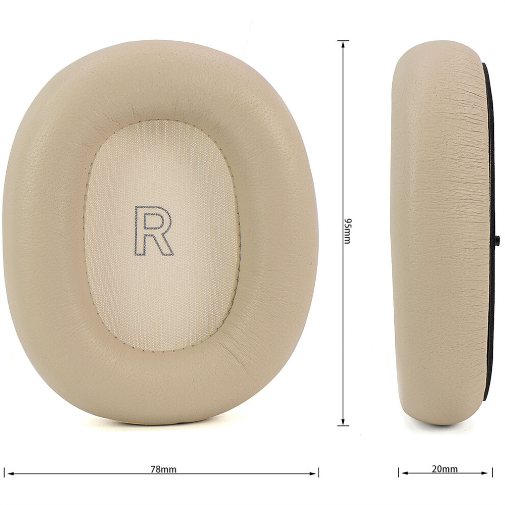 Gold (Gold) 1 Pair Headphone Replacement Sheepskin Comfort Earmuffs For B&O Beoplay H95