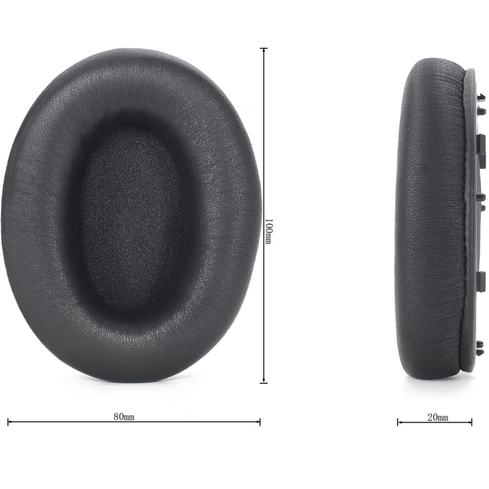 (Black) 1 Pair Comfort Ear Cushion Replacement Foam Pads For Sony Wh-1000Xm3 Headphones Black 320997684497