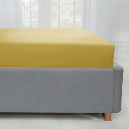 Emma Barclay Lyla Fitted Sheet in Ochre - Single 1